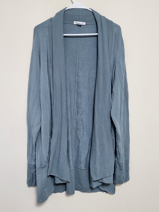 Athleta Sweaters - Athleta Pranayama Wrap Sweater Cardigan Sz XL Yogi Athleisure Blue